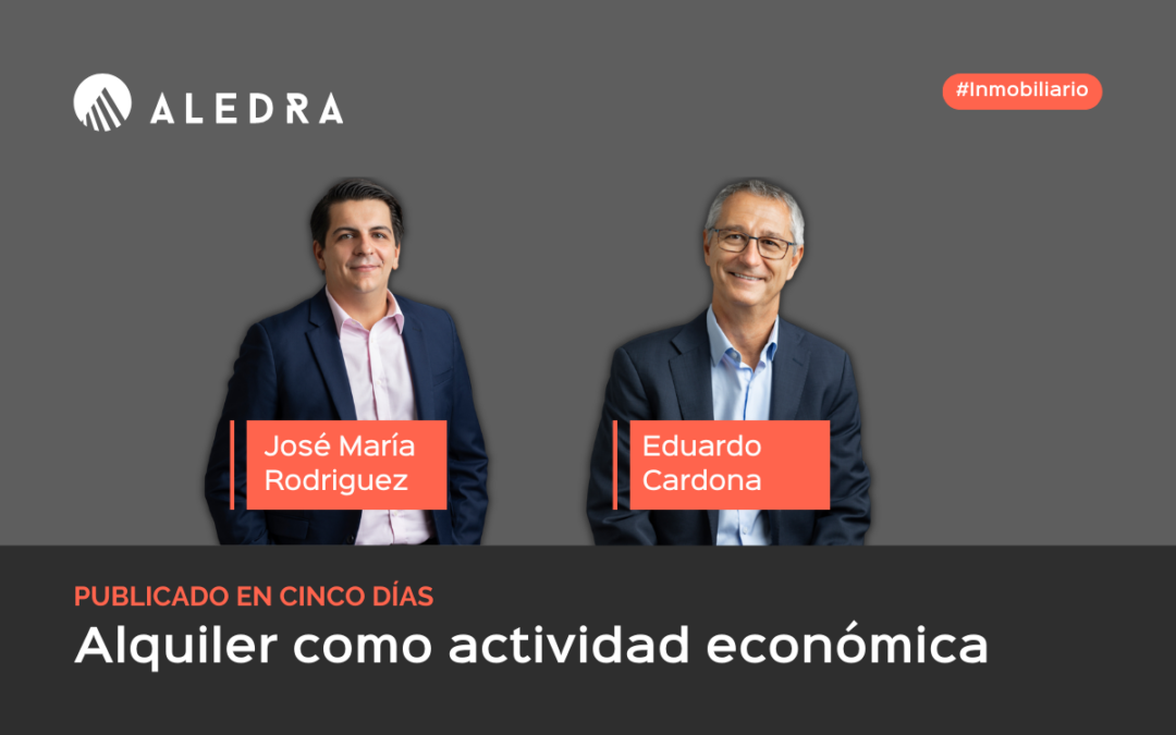 ¿Hay que contar con un empleado para que el alquiler se considere una actividad económica?